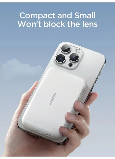 10000mAh PD20W Fast Charging Mini MagSafe Wireless Magnetic Power Bank JR-W020 - Black