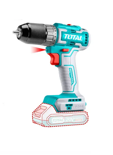 20V Brushless Cordless Drill With 2Pcs 2.0Ah Battery Pack &amp; Charger TDLI20508