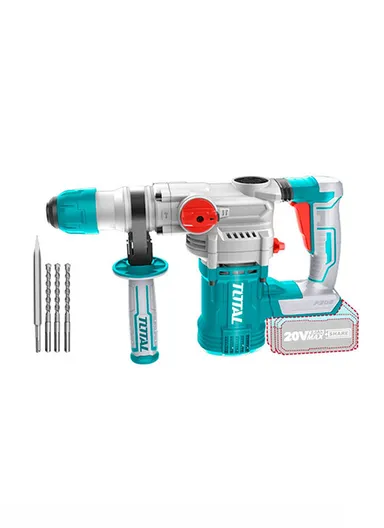 20V Brushless Motor Rotary Hammer With 2Pcs 4.0Ah Battery Pack &amp; Charger TRHLI202882