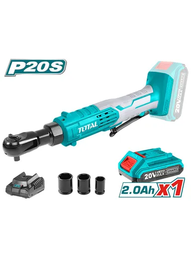 20V Lithium-ion Cordless Drive Ratchet With 2.0Ah Battery Pack &amp; Charger TDRLI206015