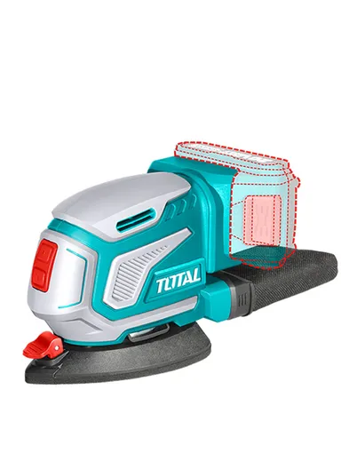 20V Cordless Palm Sander With 2.0Ah Battery Pack &amp; Charger TDSLI20511
