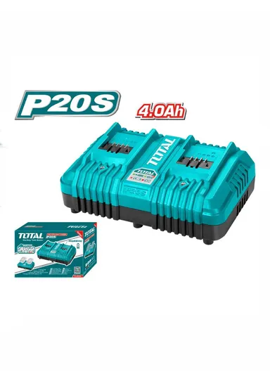 2x20V Dual Port Fast Intelligent Charger TCLI2024