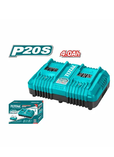 2x20V Dual Port Fast Intelligent Charger TCLI2034