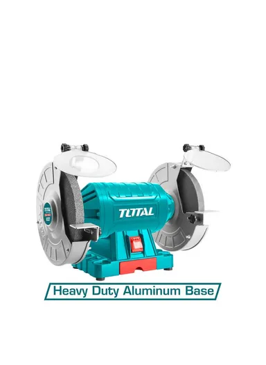 350W 8'' Bench Grinder With 1 Set Eye Shields TBG35020