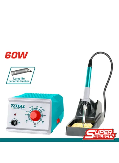 60W Electric Soldering Iron With Stand Section &amp; Thermostat TET160911