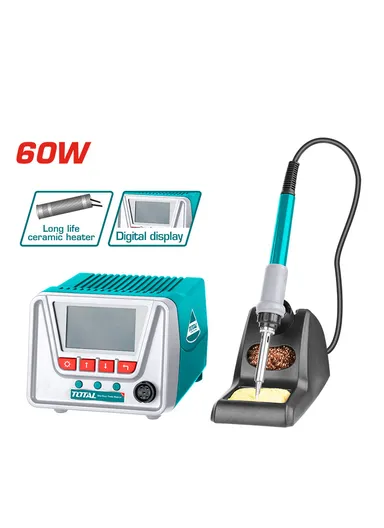 60W Electric Soldering Iron With Stand Section &amp; Thermostat TET160923