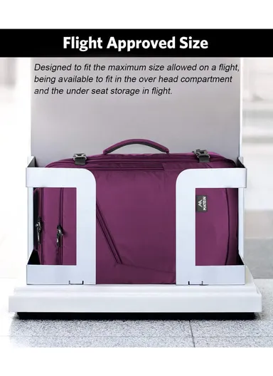 Waterproof Expandable Laptop Backpack, Large Carry-On Travel &amp; School Backpack 1159 - Purple