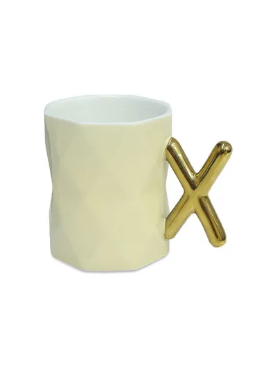 250ml Ceramic Mug, Perfect for Drinks &amp; Kitchen Use - Light Yellow