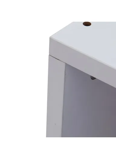 34x28.5x32cm White Storage Cabinet Easy Assembly Book Shelf with Included Hardware 3555KH 