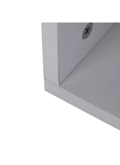 34x28.5x32cm White Storage Cabinet Easy Assembly Book Shelf with Included Hardware 3555KH 