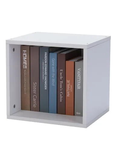 34x28.5x32cm White Storage Cabinet Easy Assembly Book Shelf with Included Hardware 3555KH 
