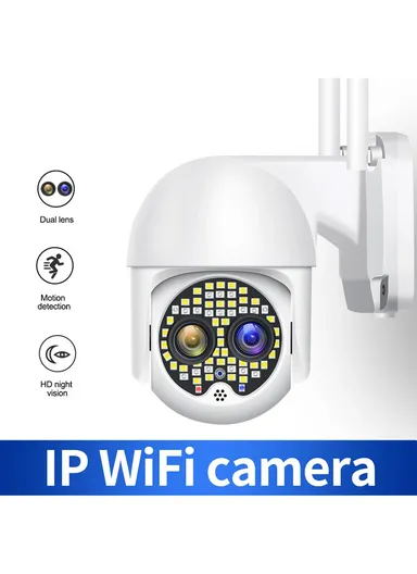 2.0MP PTZ Wireless Wifi IP Camera WITH ZOOM &amp; AUTO TRACKING FUNCTIONS With Full Color Day &amp; Night VISION, Audible Alarm (APP: ICAM365) C-P12-59-2