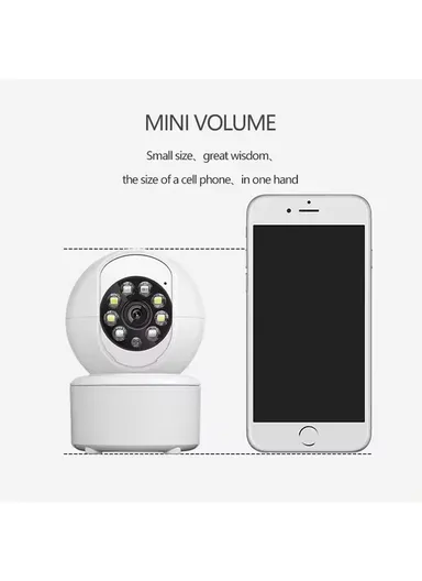 4.0MP Smart Double-Light PTZ IP WiFi Indoor Camera With Full-Color Night Vision (APP: ICSEE) R7-40R
