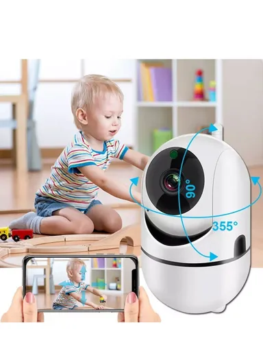 3MP PTZ Wi-Fi Smart Camera with Motion Detection, Night Vision &amp; Two-Way Talk (APP: ICSEE) R10-30X