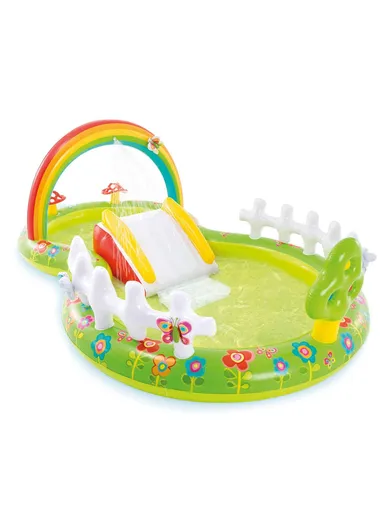 2+Years My Garden Inflatable Play Center with Slide 57154 (L290 x W180 x H100)cm