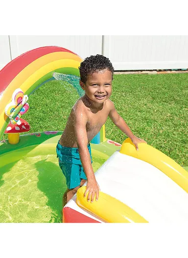 2+Years My Garden Inflatable Play Center with Slide 57154 (L290 x W180 x H100)cm