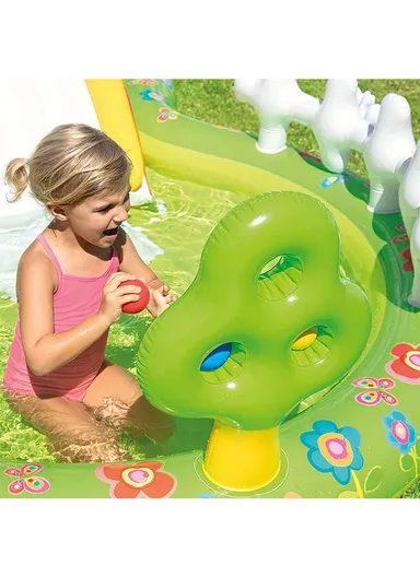 2+Years My Garden Inflatable Play Center with Slide 57154 (L290 x W180 x H100)cm