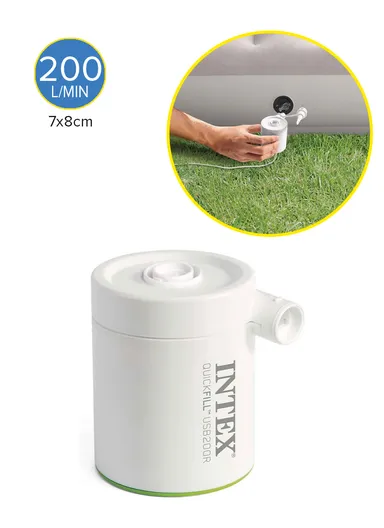 200L/min 0.55Psi Rechargeable QuickFill USB200R Electric Air Pump 66637