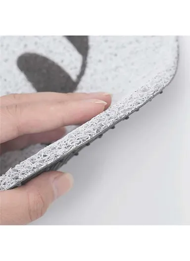 4Pcs/Set Vehicle Floor Protector Mats for Front and Rear Non-slip Wire Loop Car Interior Carpet - Cute Cat