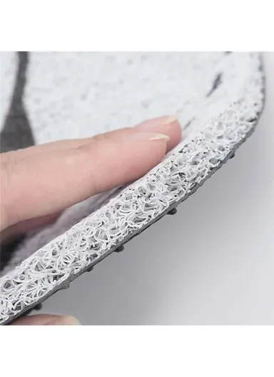 4Pcs Set Vehicle Floor Protector Mats For Front &amp; Rear Non-slip Wire Loop Car Interior Carpet - Panda