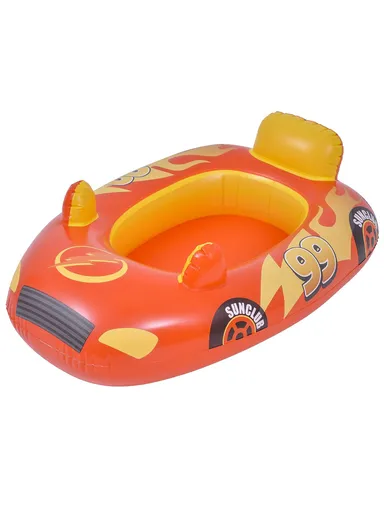 86x60.5cm 3+ Years Inflatable Car Boat For Kids 37621 - Orange