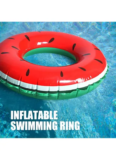 90cm 9+ Years Watermelon Swim Ring For Kids 35277 - Red