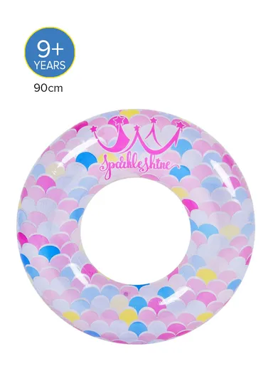 90cm 9+ Years Colorful Scale Swim Tube For Kids 35107