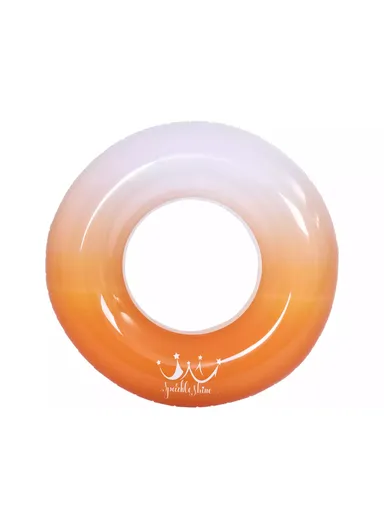 90cm 9+ Years Gradient Jelly Swim Tube For Kids 35100 - Orange