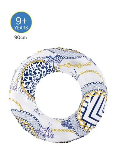 90cm 9+ Years Blue-and-white Swim Tube 35104 - Style 2