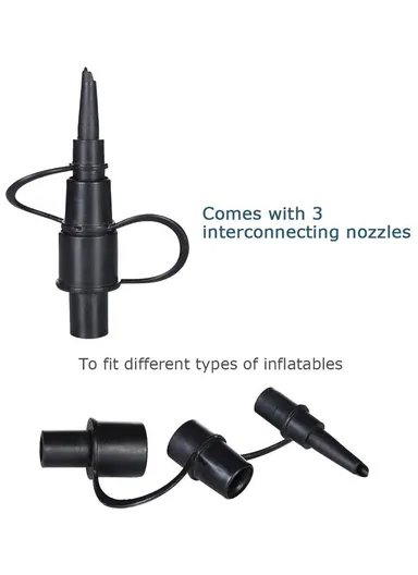 38cm Double Action Heavy Duty Pump With 3 Nozzles 29P387