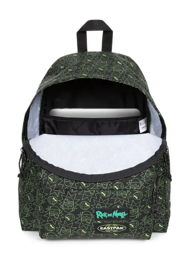 24L 14" Laptop Multi Compartment Nylon School Backpack 271366 (W30 x D18 x H40)cm - Black / Green