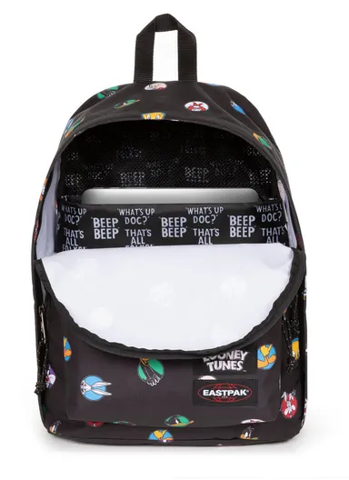 24L 14" Laptop Multi Compartment Nylon School Backpack 271342 (W30 x D18 x H40)cm - Black