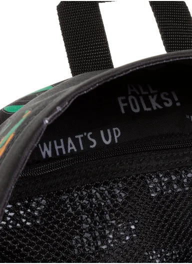 24L 14" Laptop Multi Compartment Nylon School Backpack 271342 (W30 x D18 x H40)cm - Black