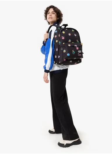 24L 14" Laptop Multi Compartment Nylon School Backpack 271342 (W30 x D18 x H40)cm - Black