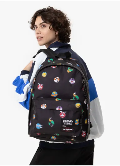 24L 14" Laptop Multi Compartment Nylon School Backpack 271342 (W30 x D18 x H40)cm - Black