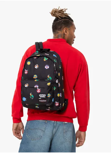 24L 14" Laptop Multi Compartment Nylon School Backpack 271342 (W30 x D18 x H40)cm - Black