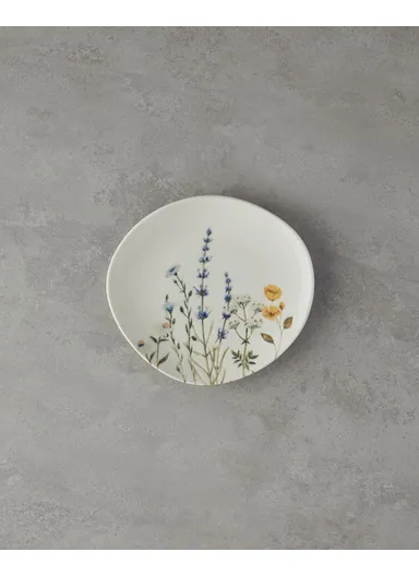 Balmy Porcelain 20 Piece Breakfast Set For 6 Persons Blue-Yellow