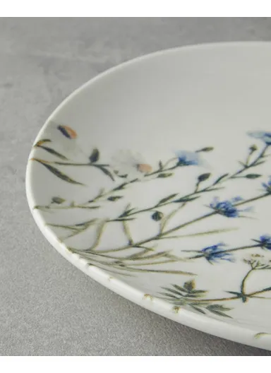 Balmy Porcelain 20 Piece Breakfast Set For 6 Persons Blue-Yellow