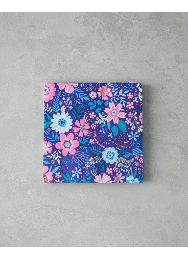 Flower Garden 20 Pieces Paper Napkin 33x33 cm Pink - Blue
