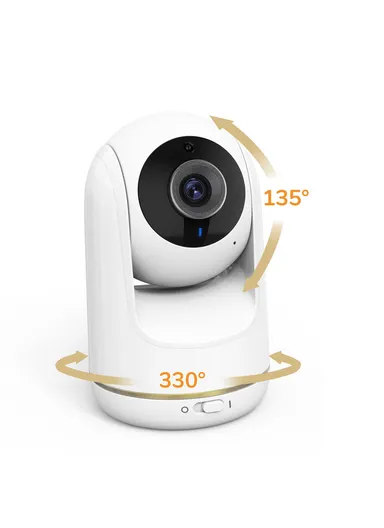 2.4GHz 720P HD Two-Way Wireless Baby Monitor With 5" LCD Screen, VOX Mode, 8 Songs, Night Vision, 3 Zoom, Alarm &amp; Temperature Display VB803