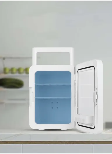 12L Car 12V DC/Home 220V AC Dual-Use Portable Front Glass Door Mini Refrigerator Fridge With Hot/Cold Switch Adjustment, Touch Panel &amp; Digital Display Temperature For Cars, Boats, Bedrooms, Offices, Camping, Picnics,