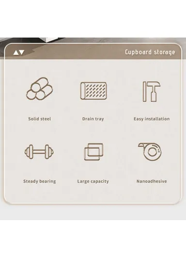 Smooth-Glide Pull-Out Cabinet Organizer with Premium Bowl Storage (L40 x W26 x H12)cm - Black