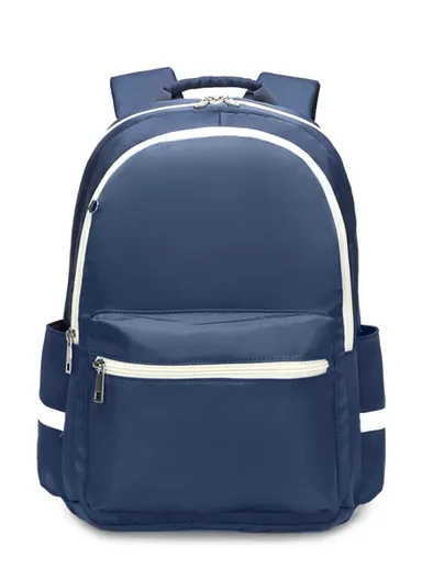 15.6" Laptop Travel Backpack With Water Bottle Holders T-B9030B - Navy