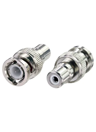 10Pcs Connector BNC male to RCA female