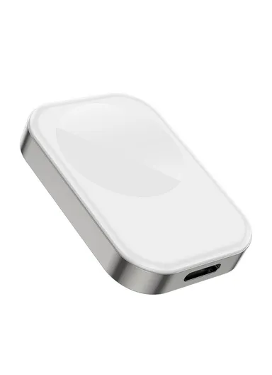 PC Wireless Induction Charger For iWatch BQ25 (L2.7 x W4.2 x H8)cm - White