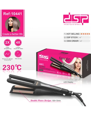 50W Professional Hair Straightener with 5 Setting Temperature 10441