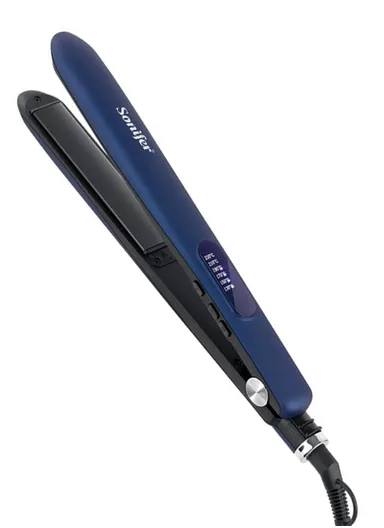 48W 360° 2-in-1 Ceramic Coating Plate Hair Straightener With Adjustable Temperature &amp; Digital Display SF-9620