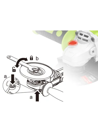 4000mAh 7500rpm 21V Brushless Angle Grinder 115mm Disc Diameter With Protection Guard WD040540210