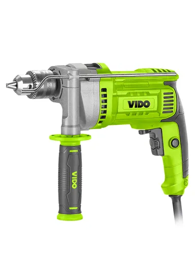 1050W 3200rpm Corded Impact Drill, Drilling Power Tool For Steel, Concrete &amp; Wood WD010221050