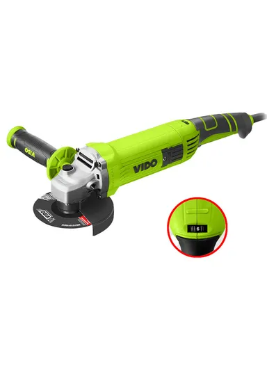 1200W 10000rpm Angle Grinder 125mm Disc Diameter With Protection Guard WD010511200